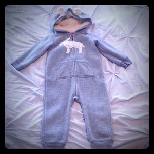 4/$15 Toddler boy zip up one-piece